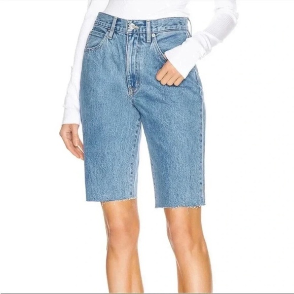 SLVRLAKE Beatnik denim Bermuda shorts - Picture 1 of 13